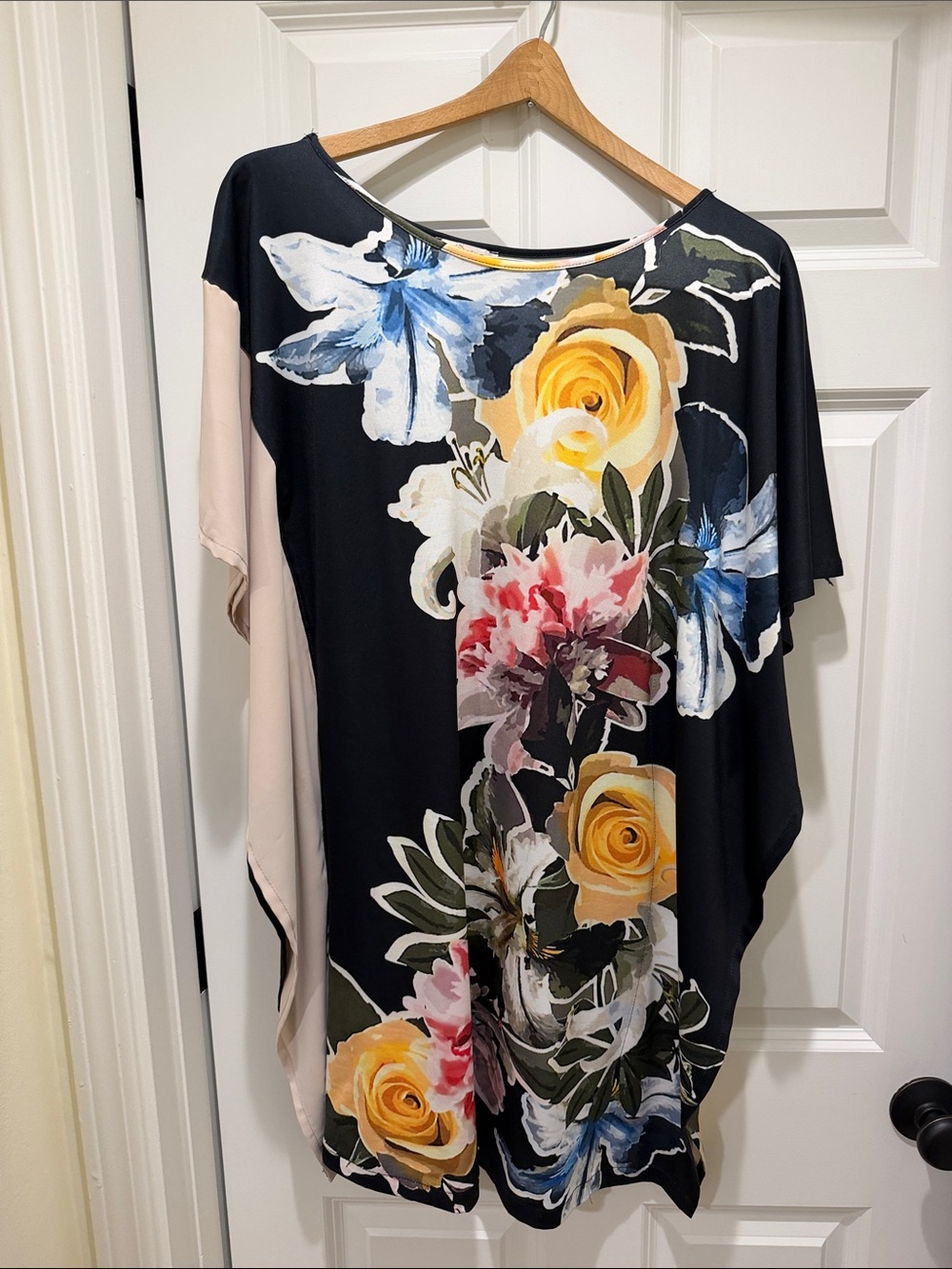 La Paskani Floral Kaftan Dress | Size 40